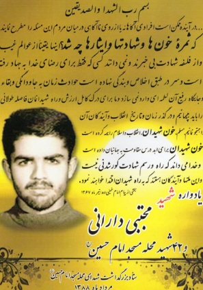 شهید مجتبی محمدی دارانی